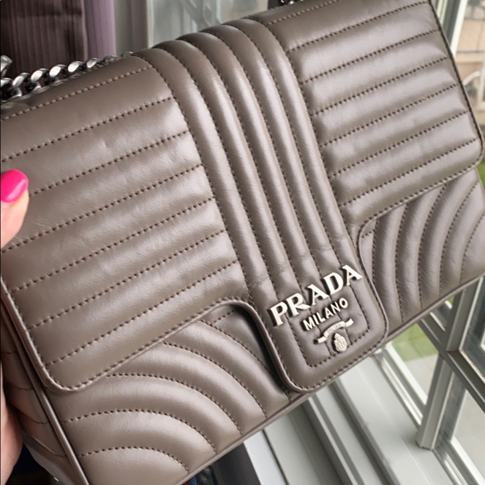 Prada Medium Diagramme shoulder bag - Picture 10 of 11